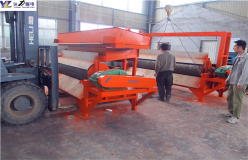 永磁磁選機，新樂濕式永磁磁選機工作原理_走出困境，新樂濕式永磁磁選機參數(shù)構(gòu)成_廠家視頻