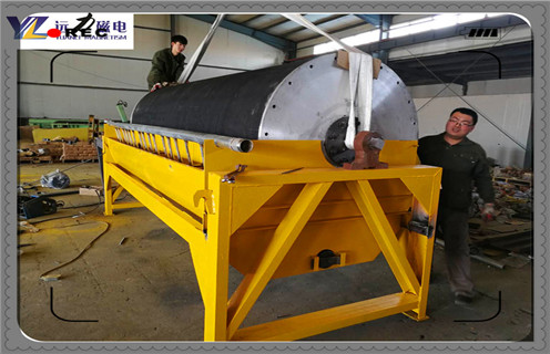 永磁磁選機(jī)，永磁筒式磁選機(jī)，江蘇永磁筒式磁選機(jī)生產(chǎn)廠家_磁鐵如何分布_江蘇永磁筒式磁選機(jī)生產(chǎn)廠家不吸鐵如何處理 