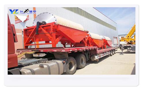 永磁筒式磁選機(jī)，甘肅CTB-618濕式永磁筒式弱磁場(chǎng)磁選機(jī)_釩鈦鐵礦甘肅CTB-618濕式永磁筒式弱磁場(chǎng)磁選機(jī)型號(hào)參數(shù)及磁場(chǎng)強(qiáng)度 