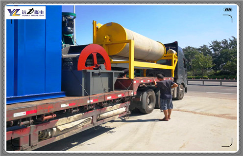 永磁強磁干式磁選機，稀土永磁強磁場干式磁選機_遠(yuǎn)力為您講述稀土永磁強磁場干式磁選機磁場分布圖