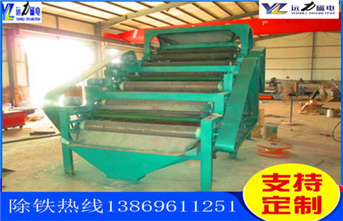 輥式磁選機，永磁輥式磁選機_遠力為您講述永磁輥式磁選機磁場分布圖