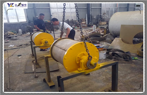 永磁滾筒，浙江強(qiáng)磁永磁滾筒_滾筒磁選機(jī)多少錢一臺，浙江強(qiáng)磁永磁滾筒工作原理