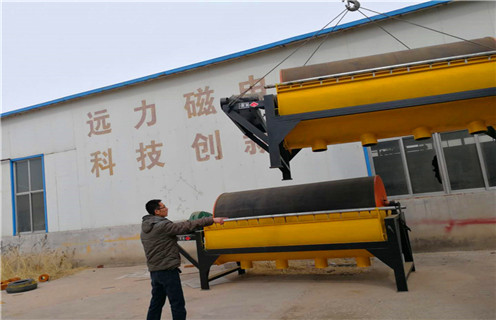 永磁筒式磁選機(jī)，河南永磁筒式磁選機(jī)筒瓦_(dá)遠(yuǎn)力河南永磁筒式磁選機(jī)筒瓦的結(jié)構(gòu)磁場(chǎng)分布圖