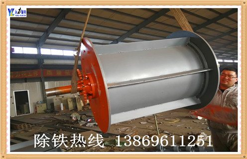 永磁滾筒磁選機(jī)，安徽永磁滾筒磁選機(jī)_安徽永磁滾筒磁選機(jī)結(jié)構(gòu)圖多少錢(qián)一臺(tái)，安徽永磁滾筒磁選機(jī)磁塊安裝內(nèi)部結(jié)構(gòu)圖