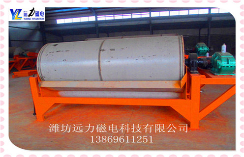 永磁筒式強(qiáng)磁磁選機(jī)，吉林永磁筒式強(qiáng)磁選機(jī)_遠(yuǎn)力吉林永磁筒式強(qiáng)磁選機(jī)批發(fā)的結(jié)構(gòu)磁場分布圖